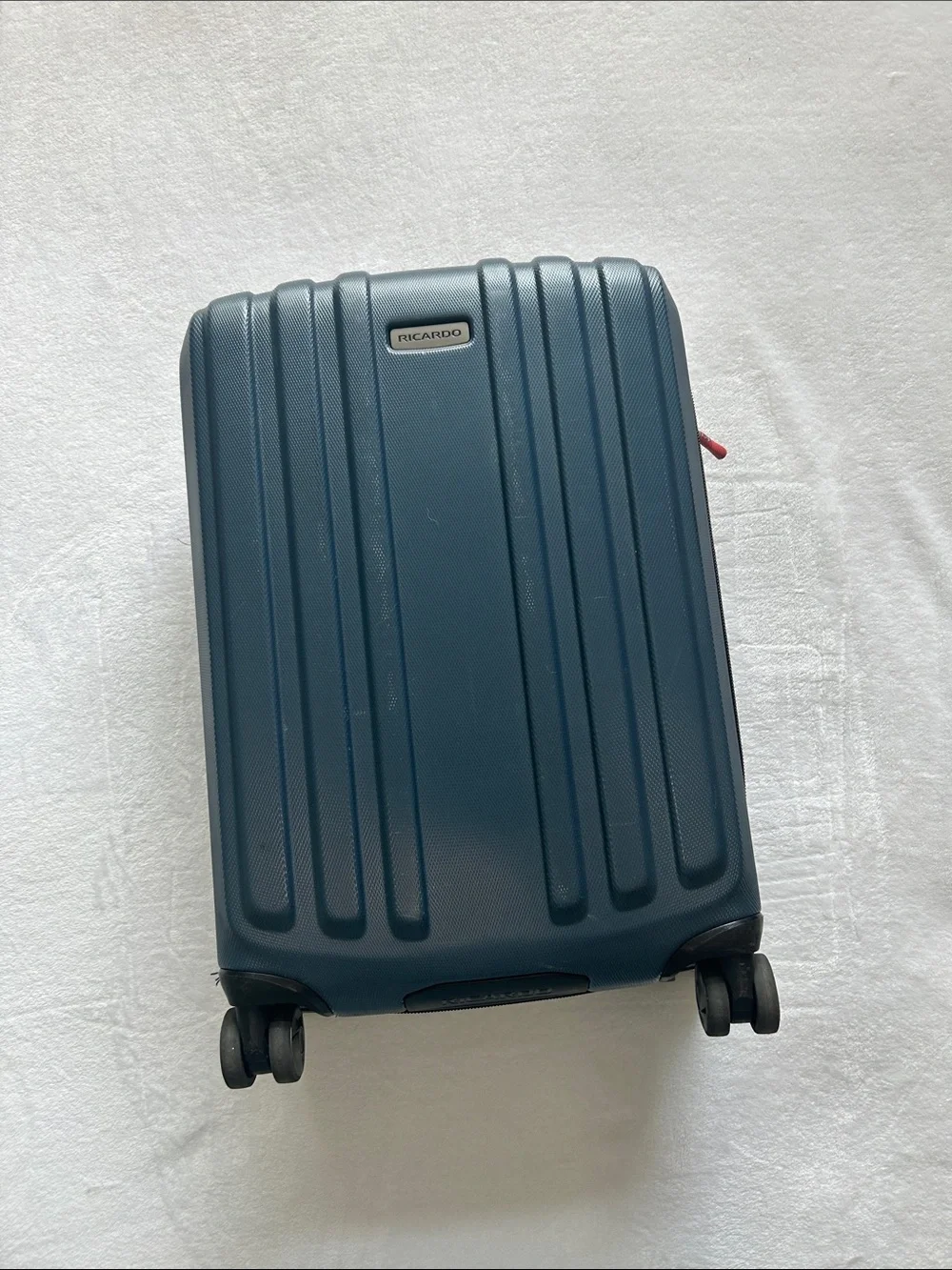 Ricardo Navy Blue Carry-On Spinner Luggage
